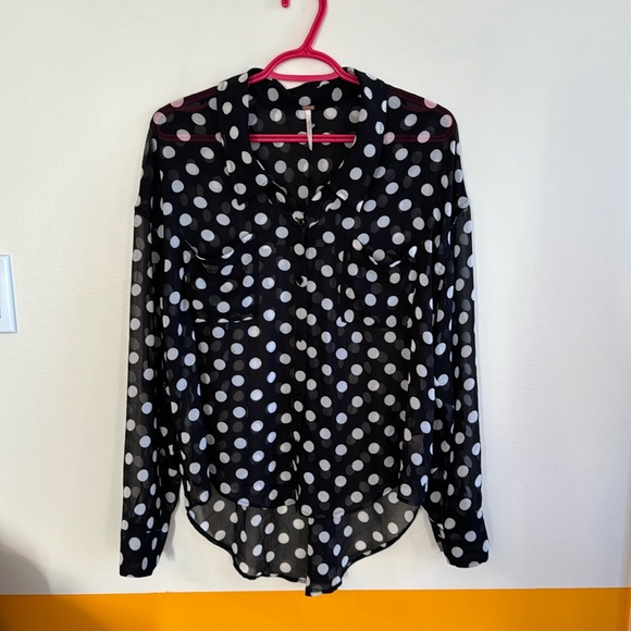 free people EASY RIDER blouse . - Picture 2 of 5